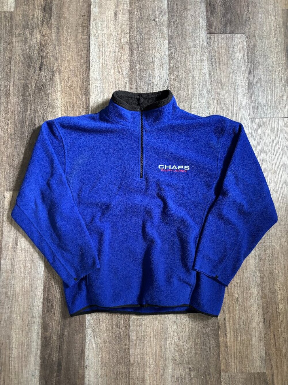 Vintage Chaps Ralphn Lauren Quarterzip Fleece Oversized